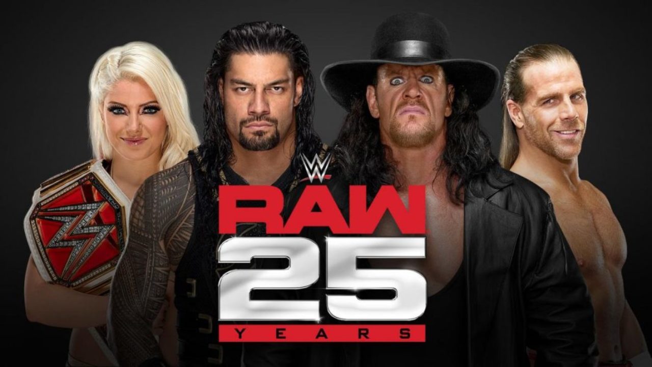 Wwe Monday Night Raw 25 Results January 22 2018 Roman Reigns