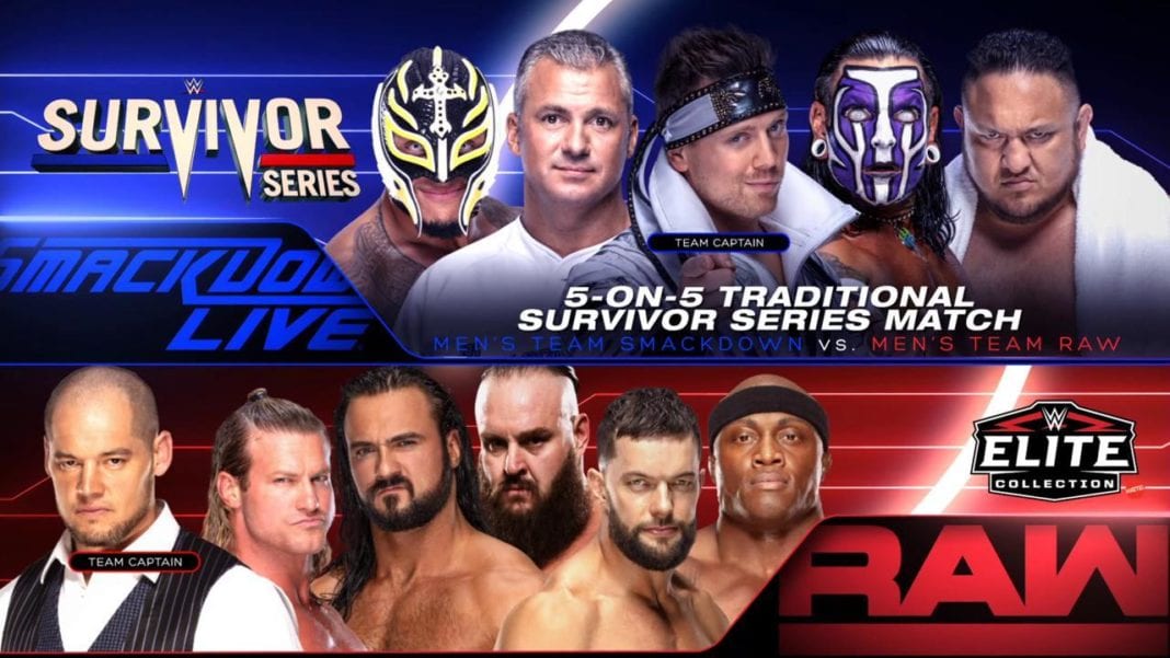 WWE Survivor Series Results Men’s Elimination Tag Team Match