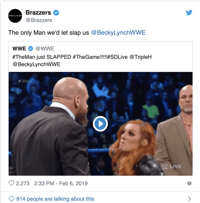 Brazzers Pornography Reaches Out To Becky Lynch, Luke Harper Ret