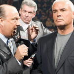 Paul Heyman and Eric Bischoff go toe to toe as Vince McMahon watches on