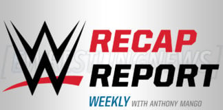 Tony Mango WWE Recap Report for eWrestlingNews