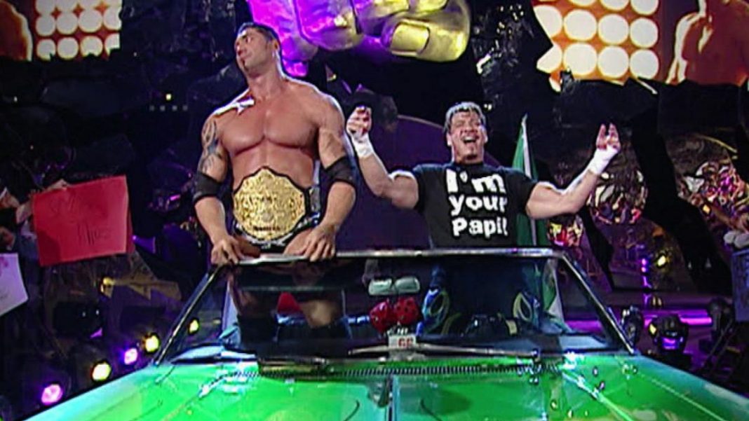 Eddue Guerrero Lowrider Entrance Batista WWE World Heavyweight Champion