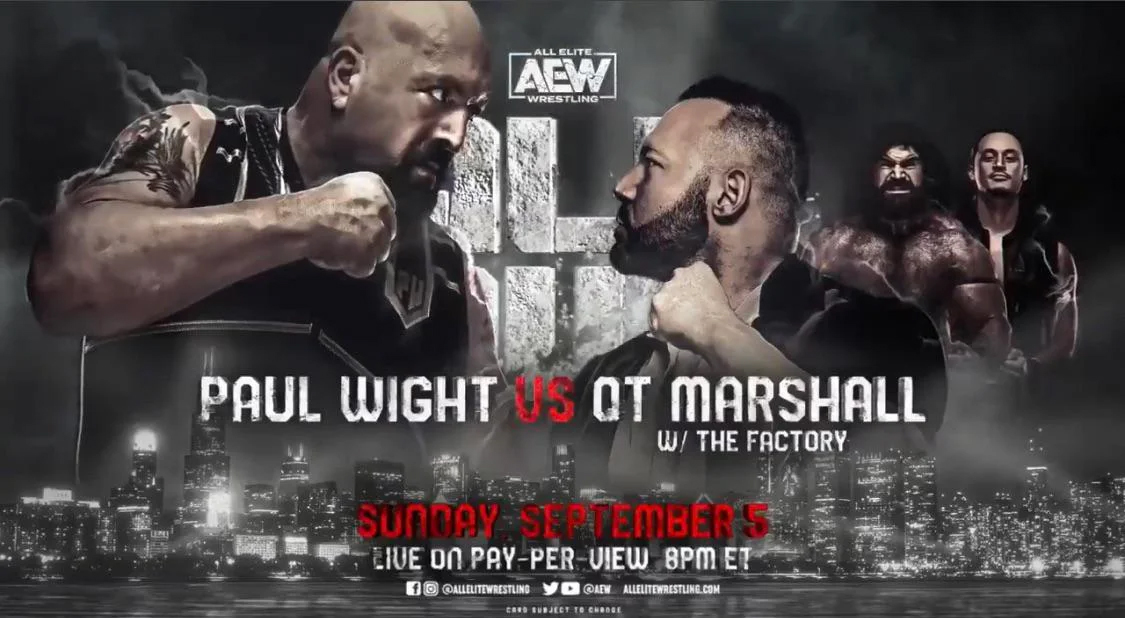 AEW All Out Results Paul Wight vs. QT Marshall