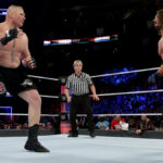 AJ Styles and Brock Lesnar