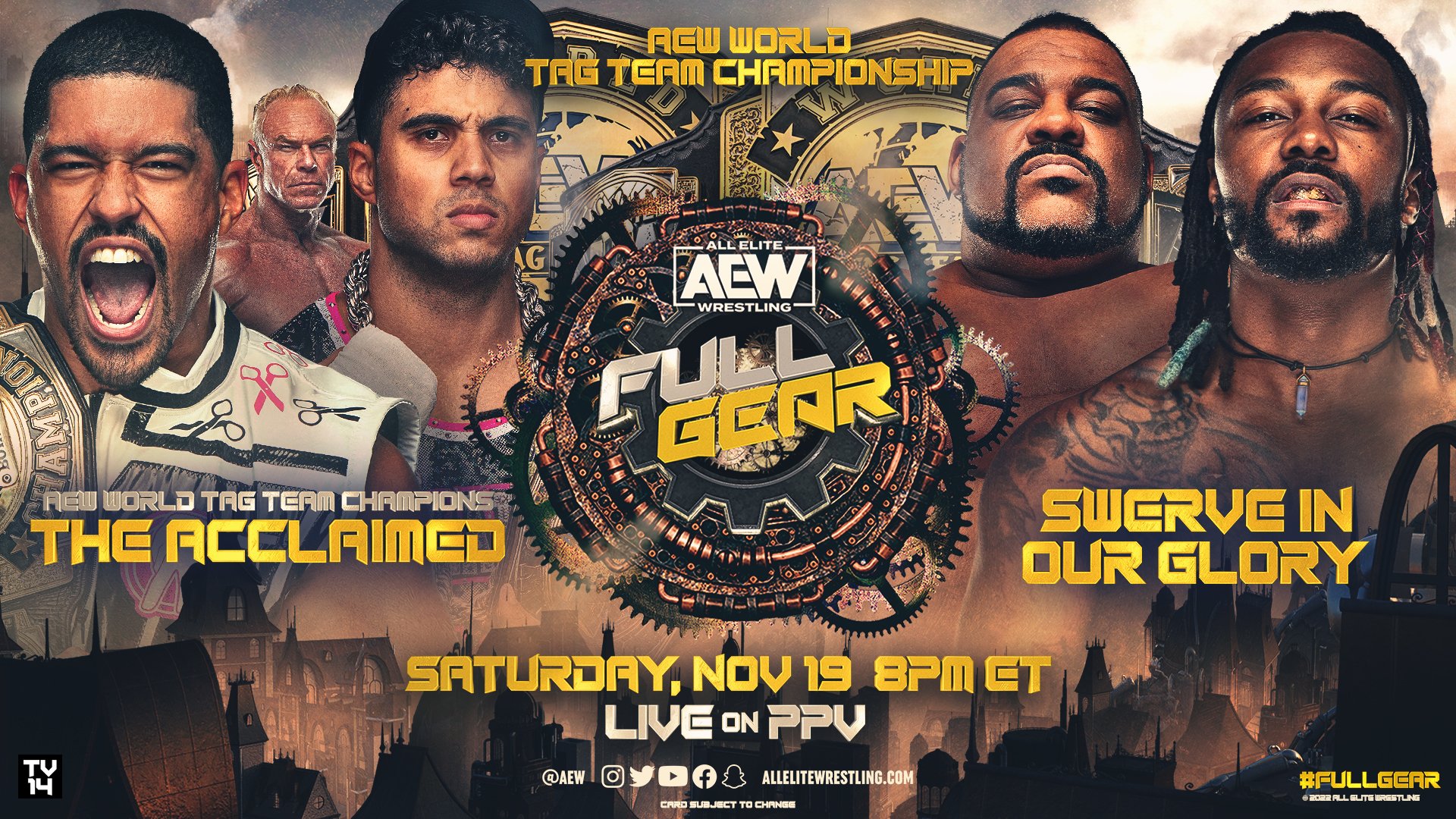 AEW Full Gear Results The Acclaimed vs. Swerve In Our Glory