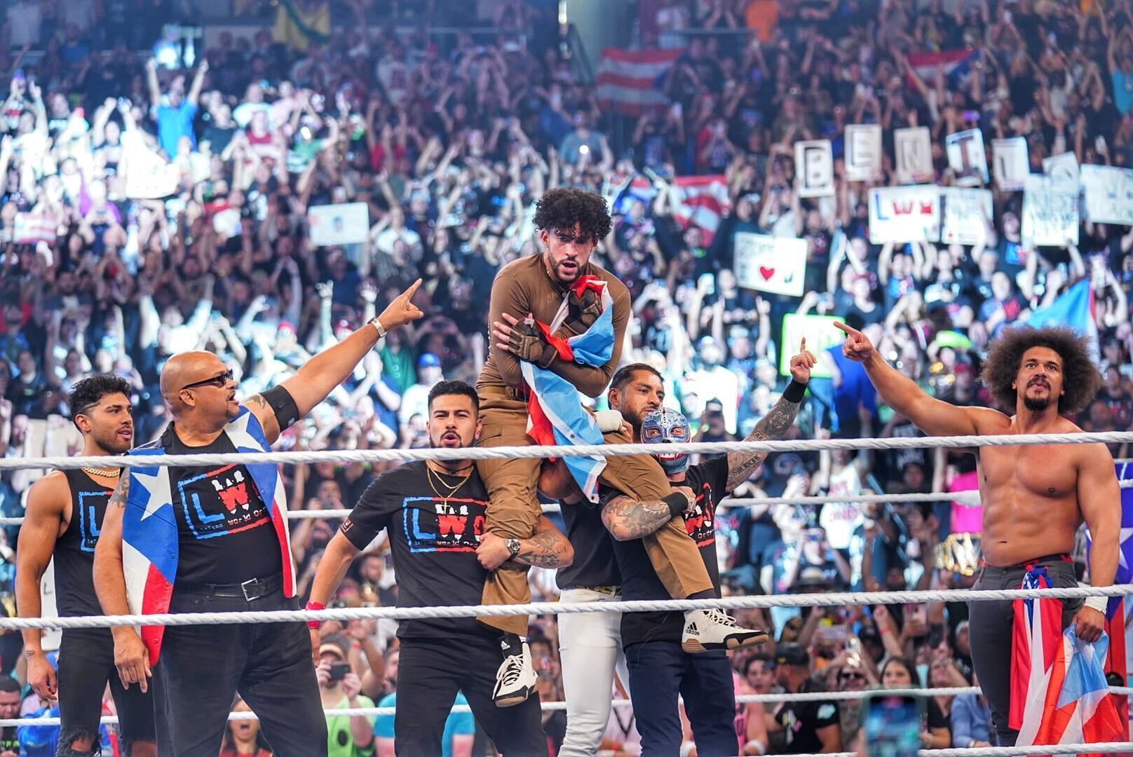 Bad Bunny Defeats Damian Priest At WWE Backlash 2023, Carlito & Savio