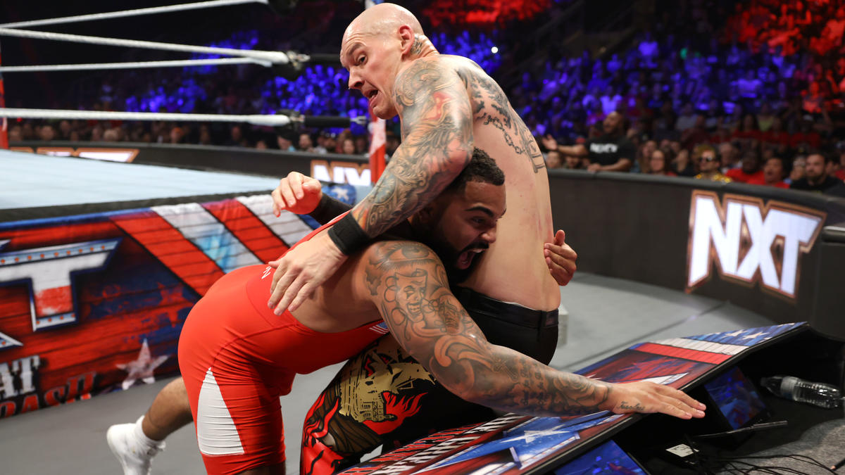 Gable Steveson Makes WWE InRing Debut Against Baron Corbin At NXT