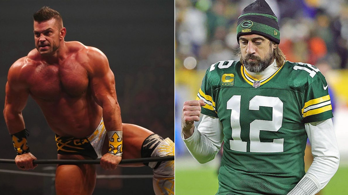 Brian Cage Reflects on Conversations About Wrestling with Aaron Rodgers During Math Class