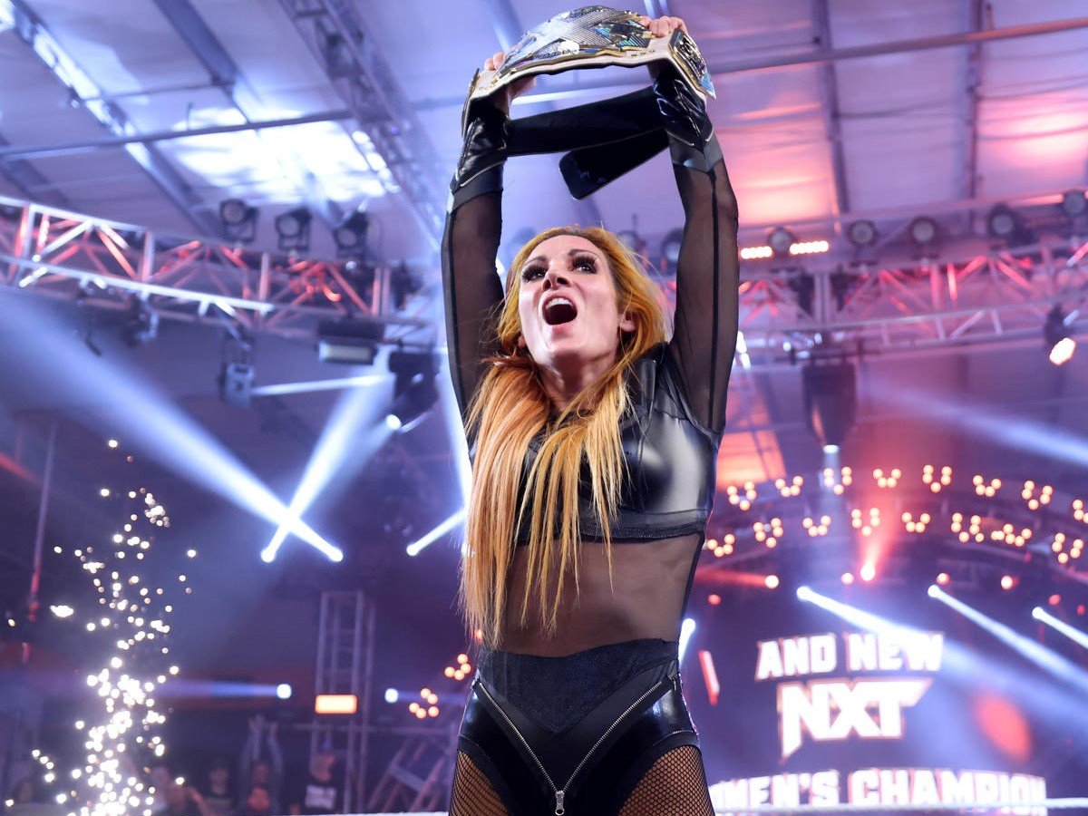 AND NEWWW NXT WOMEN'S CHAMPION, BECKY LYNCH!! 