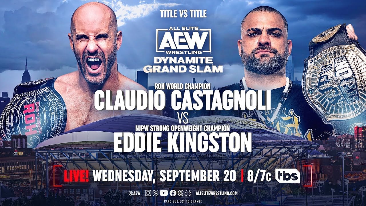 Claudio Castagnoli Aims to Unseat Eddie Kingston at AEW Dynamite: Grand Slam