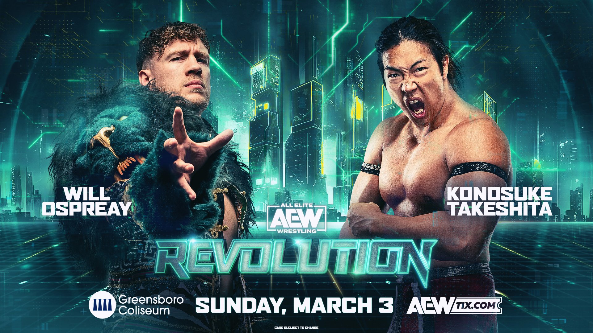 Will Ospreay Emerges Victorious Over Konosuke Takeshita at AEW Revolution 2024