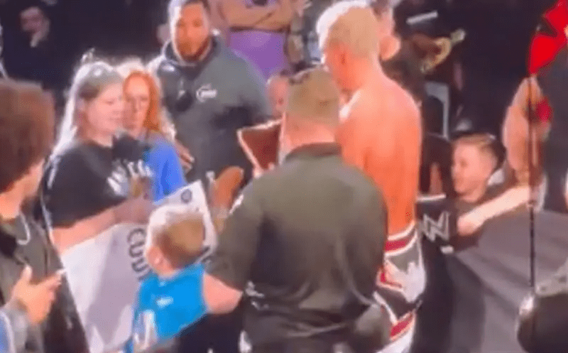 Cody Rhodes Touches Hearts with a Special Encounter with a Legally Blind WWE Fan