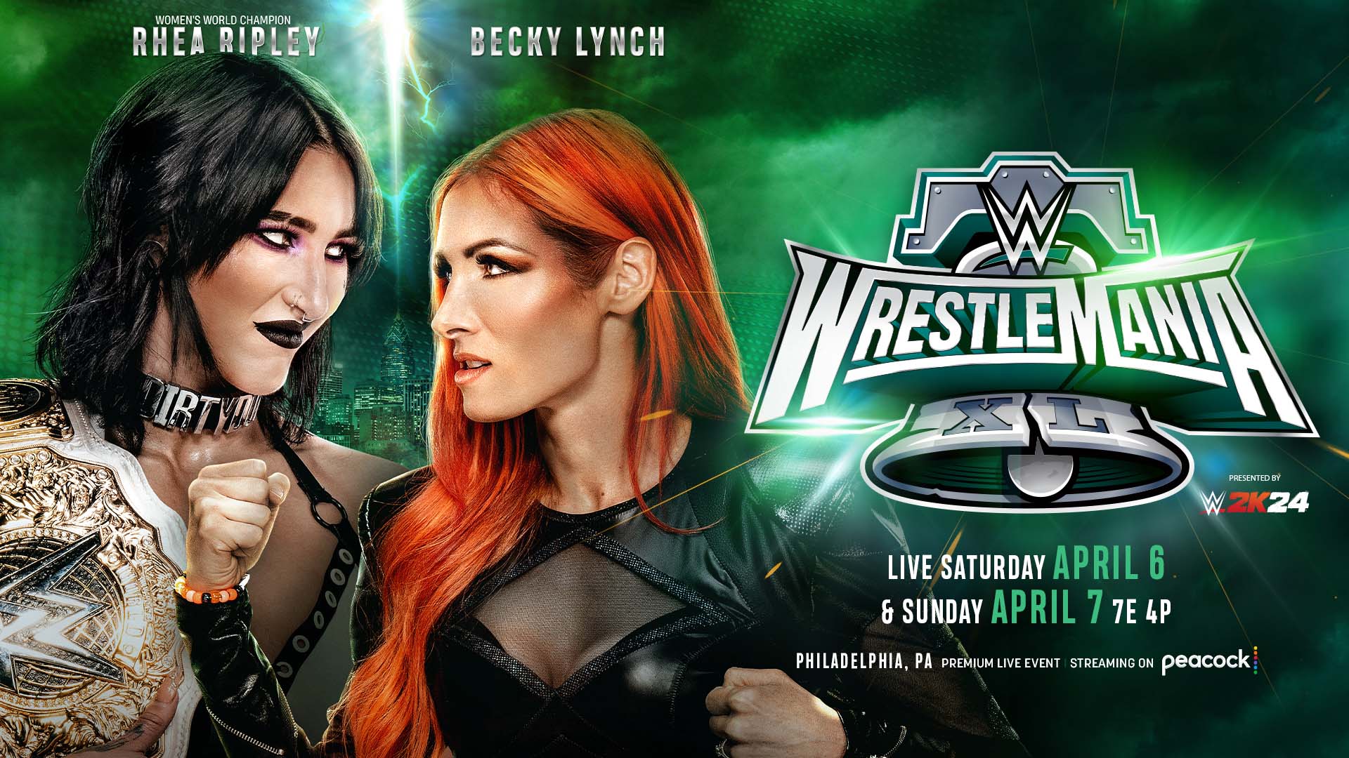 Becky Lynch aims to start WrestleMania 40 and defeat Rhea Ripley