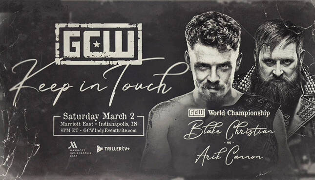 Results and Dates Revealed for GCW’s ‘Keep In Touch’ Event and T-Mart’s The Gathering VI