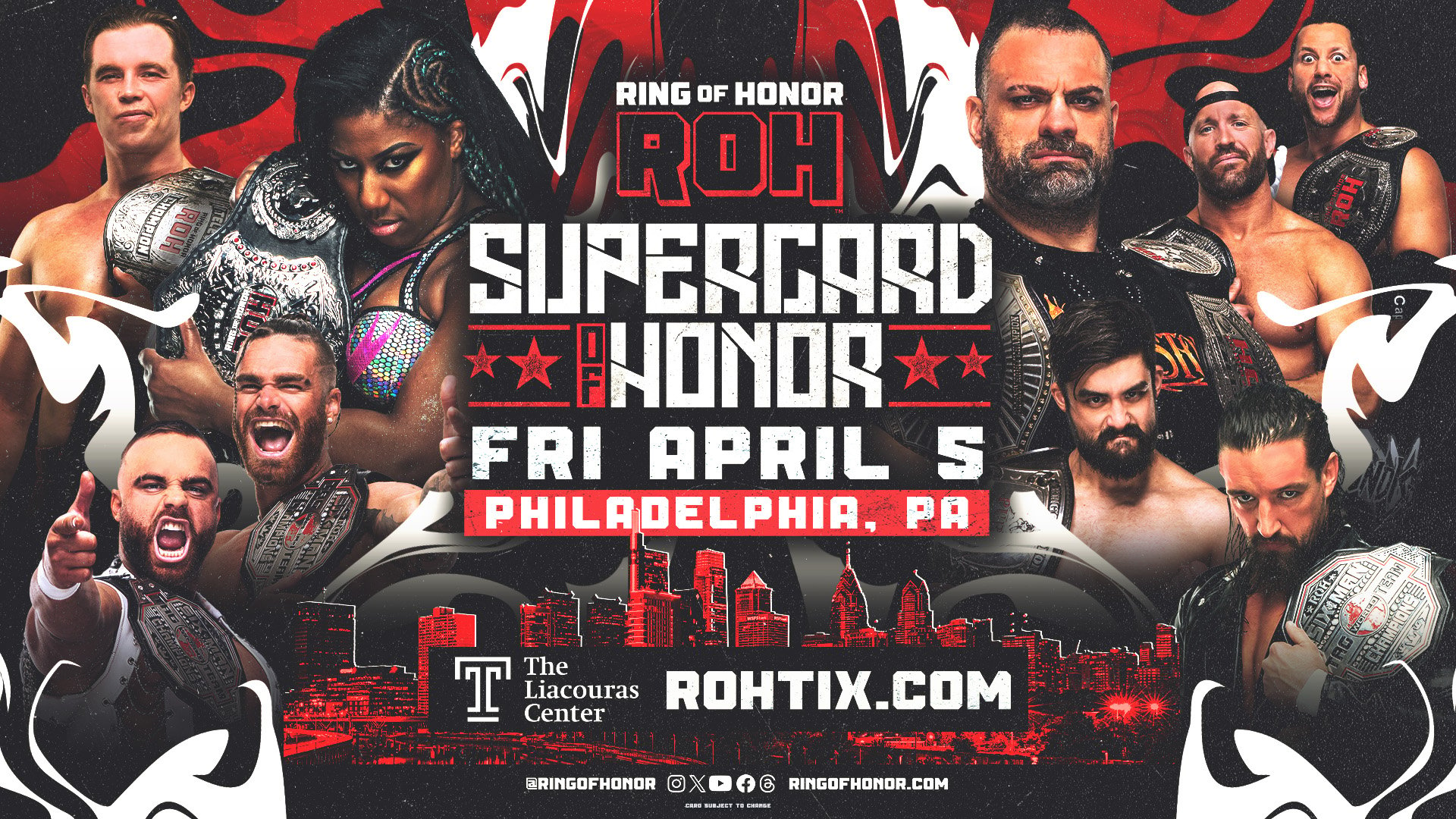 Get all the details on the ROH Supercard of Honor 2024 Results, Viewing Party, and additional information