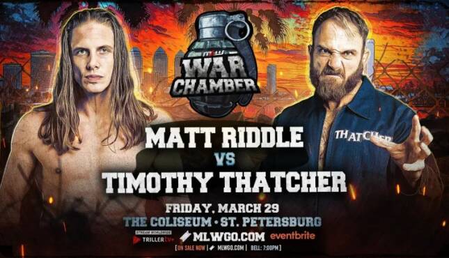 MLW War Chamber to Feature Riddle vs. Thatcher Match, Lance Archer Expresses Interest in Facing Alex Zayne in AEW