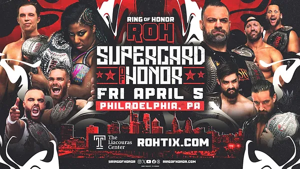 Get the Latest Lineup for ROH Supercard Of Honor 2024