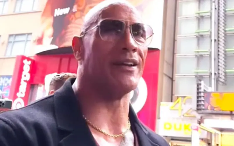The Rock’s Times Square Appearance Celebrates Launch of New Men’s Grooming Line