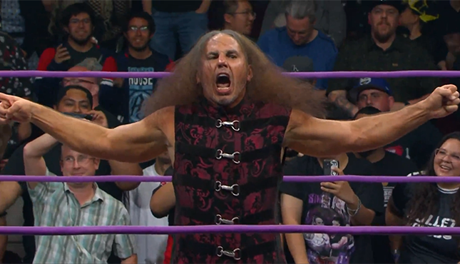 “Joining forces with Mike Bailey and Trent Seven was an enjoyable experience,” Matt Hardy said.