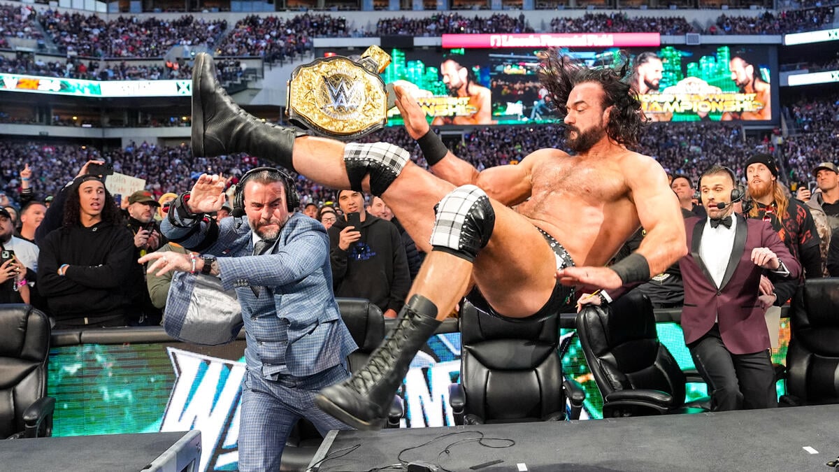 Drew McIntyre Sustains Elbow Fracture at WrestleMania 40 and Remains Active, Contrasting with CM Punk’s Absence