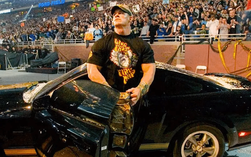 John Cena Declined the Use of a Stunt Driver for His WrestleMania 23 Ford GT Arrival